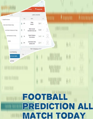Live scores predictions today